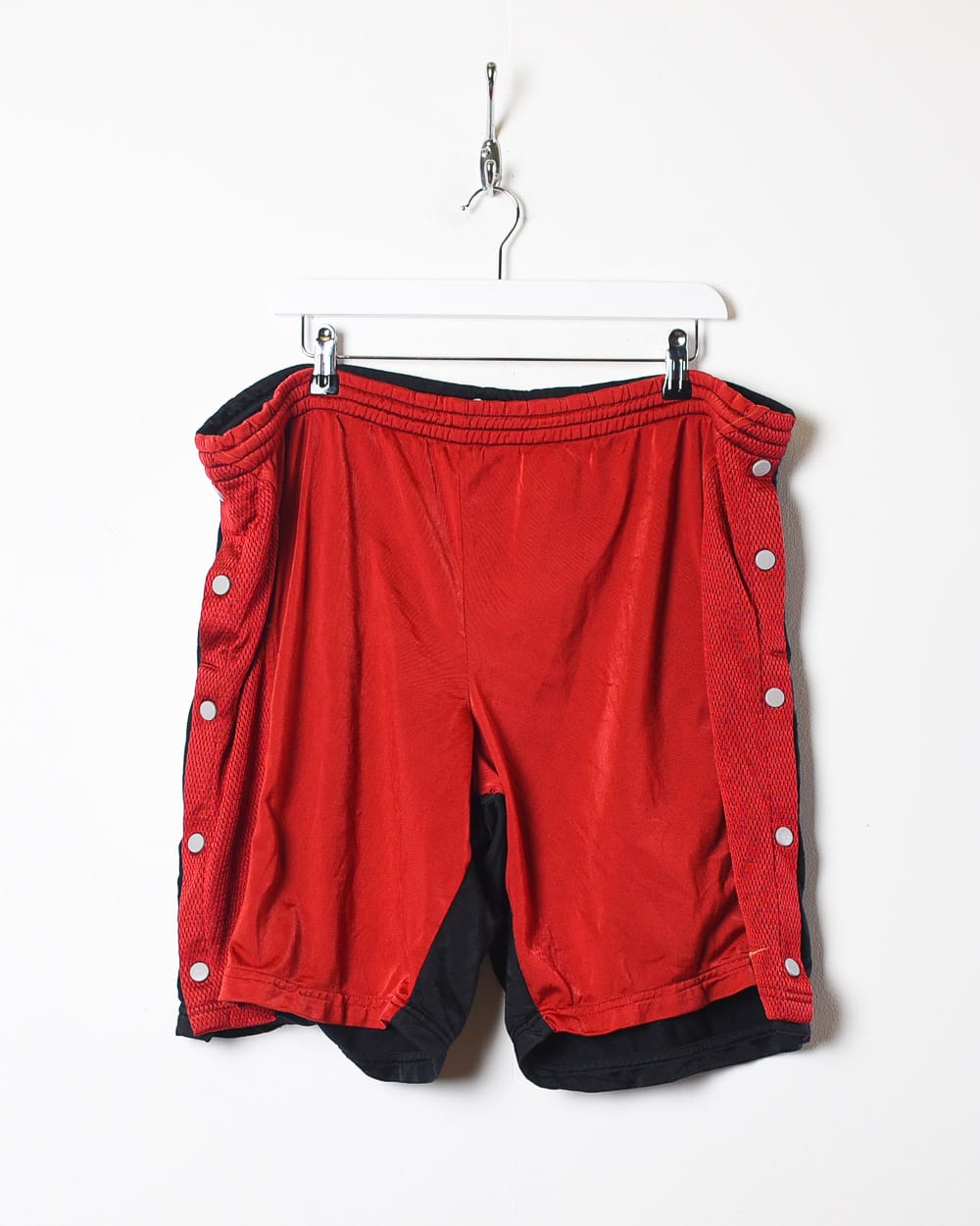 Red Nike Basketball Popper Shorts - X-Large