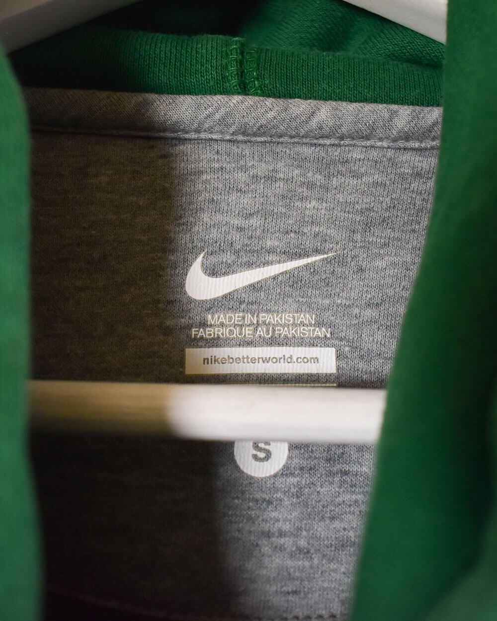 Green Nike Hoodie - Small