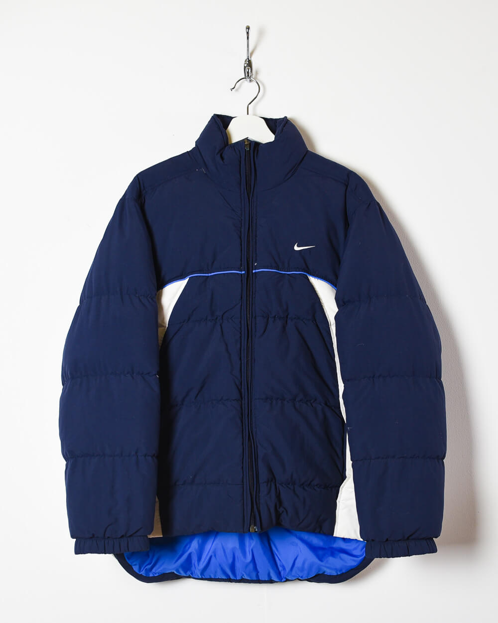 Navy Nike Down Puffer Jacket - Small