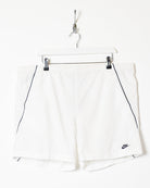 White Nike Shorts - Large