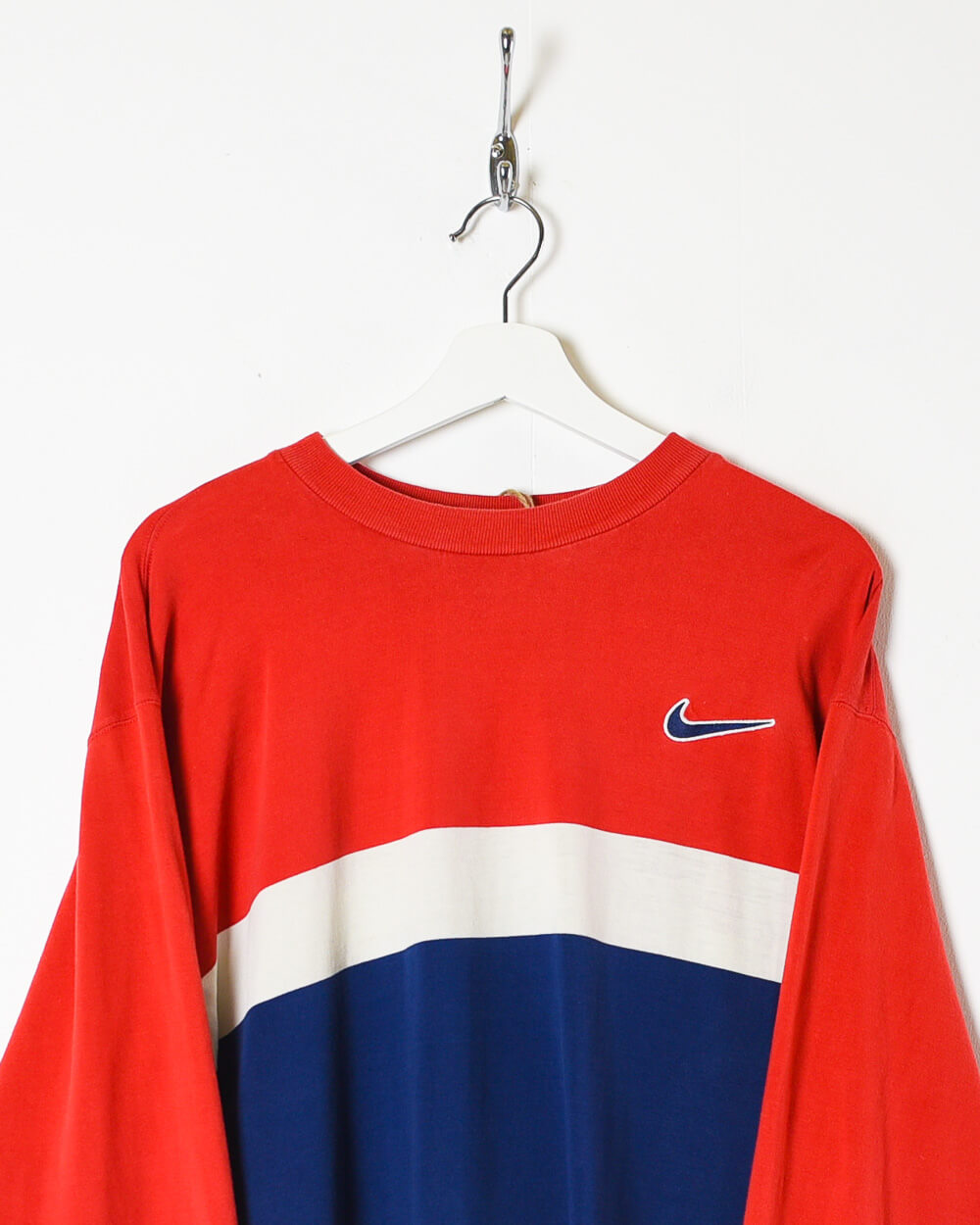 Red Nike Long Sleeved T-Shirt - Small 