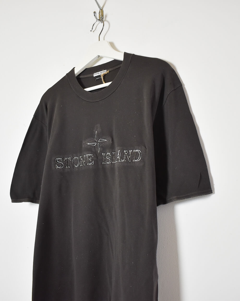 Black Stone Island T-Shirt - Medium