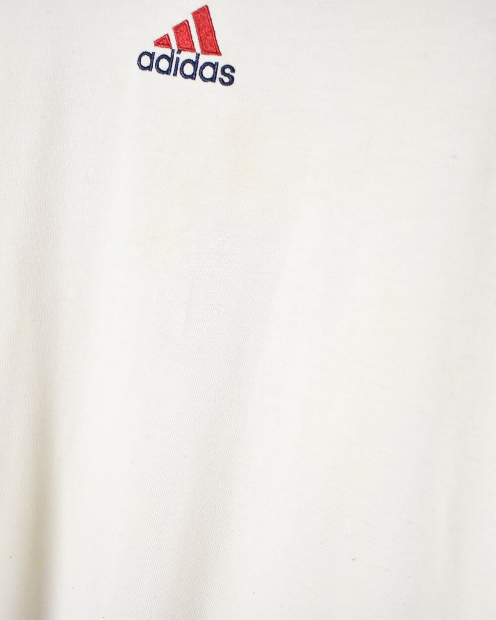 White Adidas T-Shirt - XX-Large