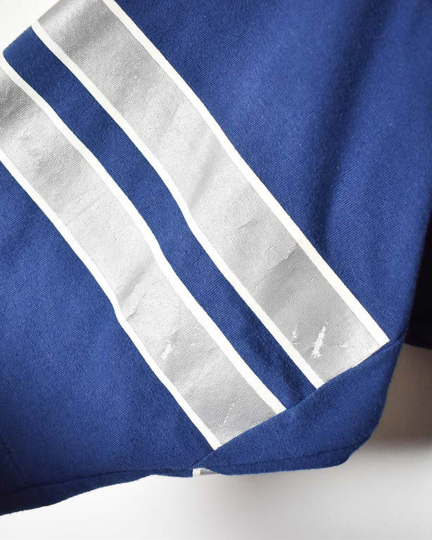 Blue Artex 70s Croughton England Snoopy Graphic T-Shirt - Large