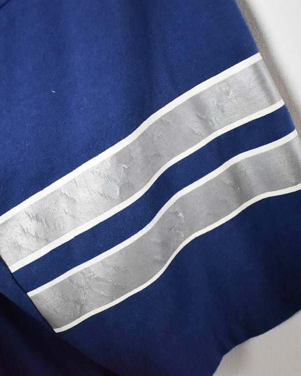 Blue Artex 70s Croughton England Snoopy Graphic T-Shirt - Large