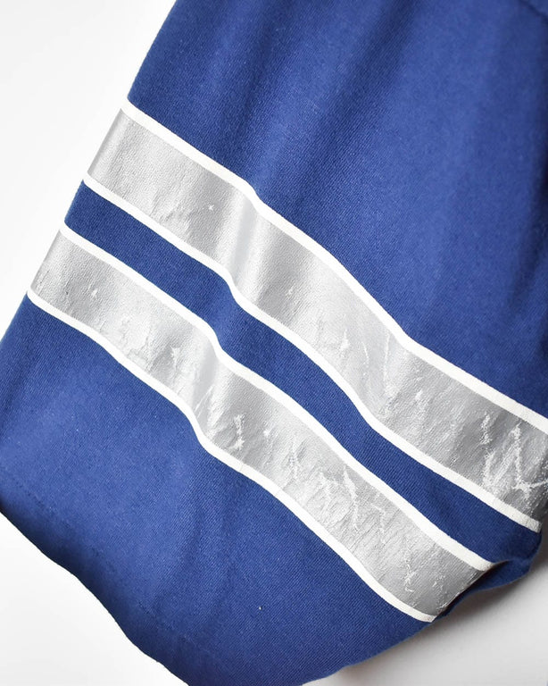 Blue Artex 70s Croughton England Snoopy Graphic T-Shirt - Large