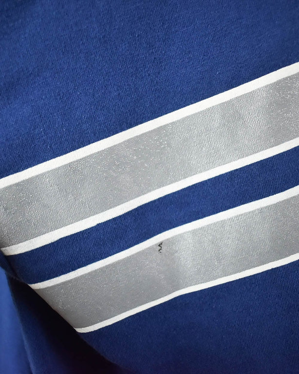 Blue Artex 70s Croughton England Snoopy Graphic T-Shirt - Large