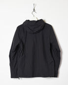 Black Carhartt Hooded Fleece Lined Windbreaker Jacket - Small