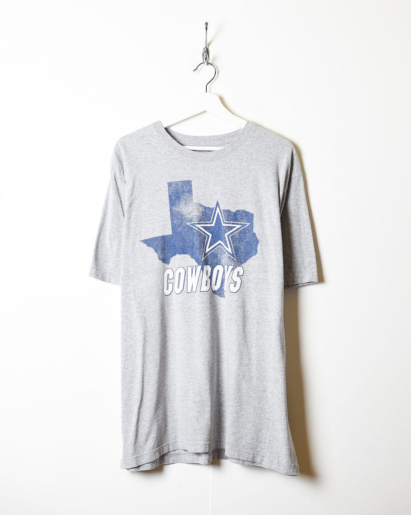 Vintage 00s Stone Dallas Cowboys T-Shirt - X-Large Cotton– Domno