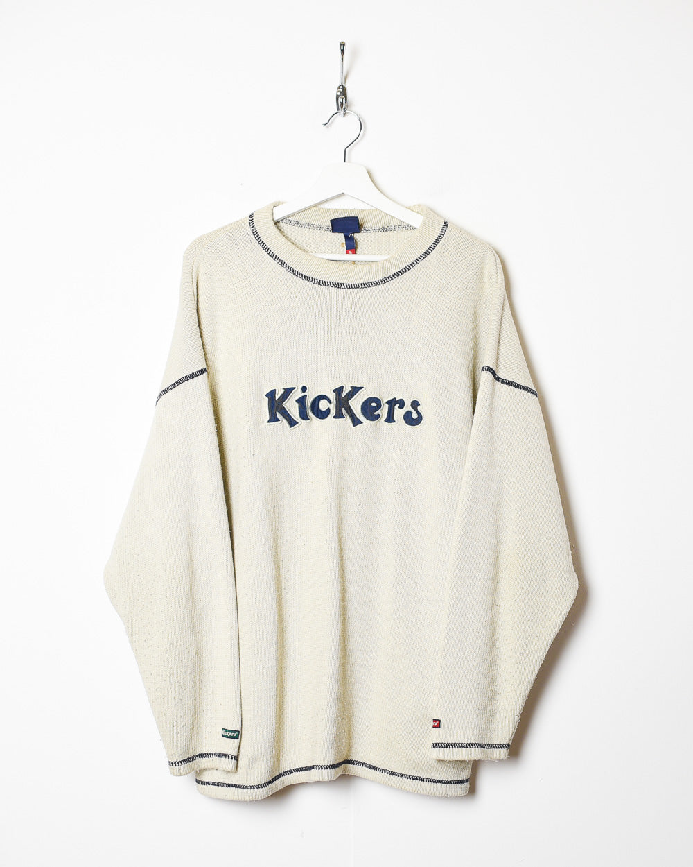 Neutral Kickers Knitted Sweatshirt - Large