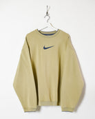 Neutral Nike Sweatshirt - X-Large