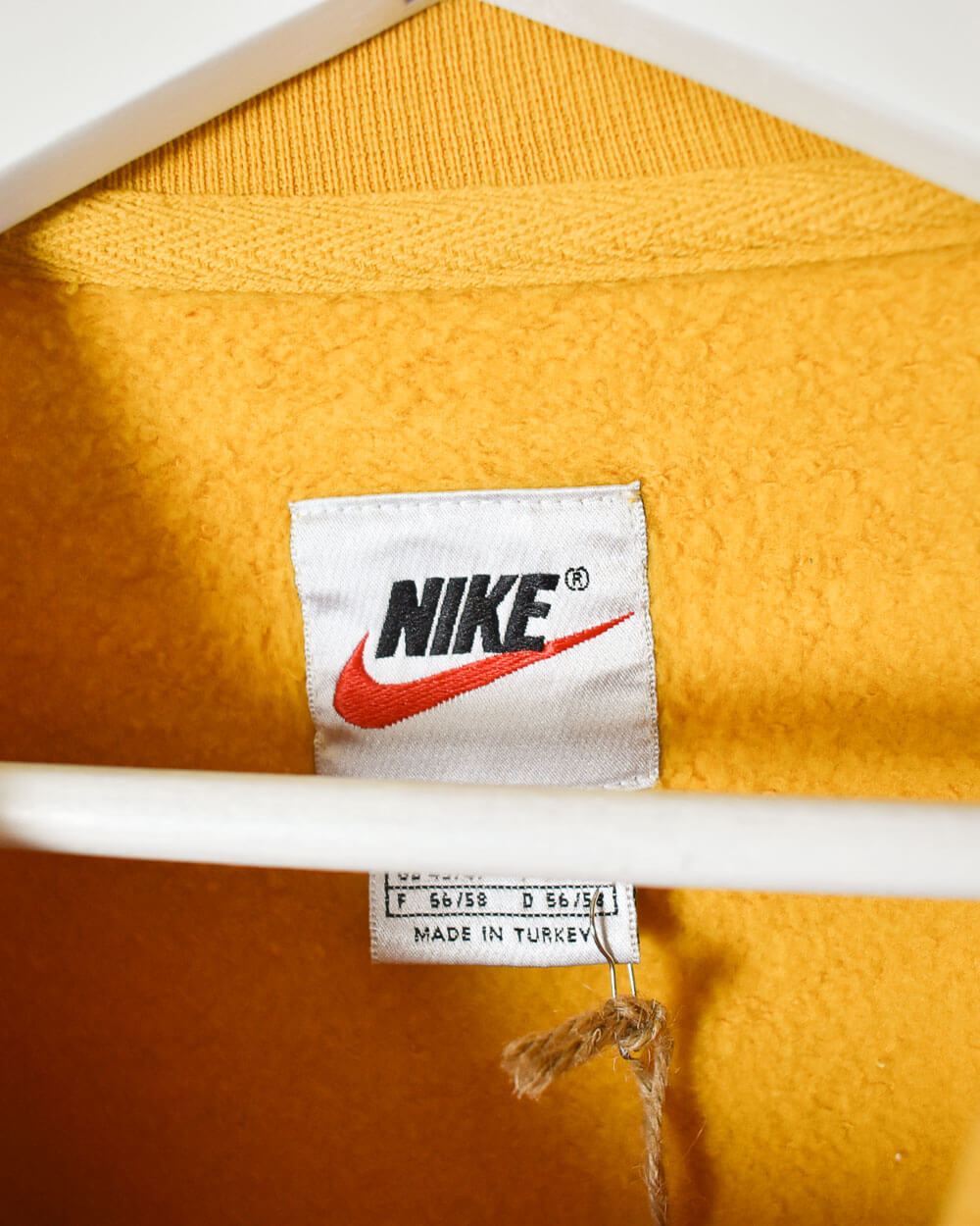 Yellow Nike Sweatshirt - X-Large