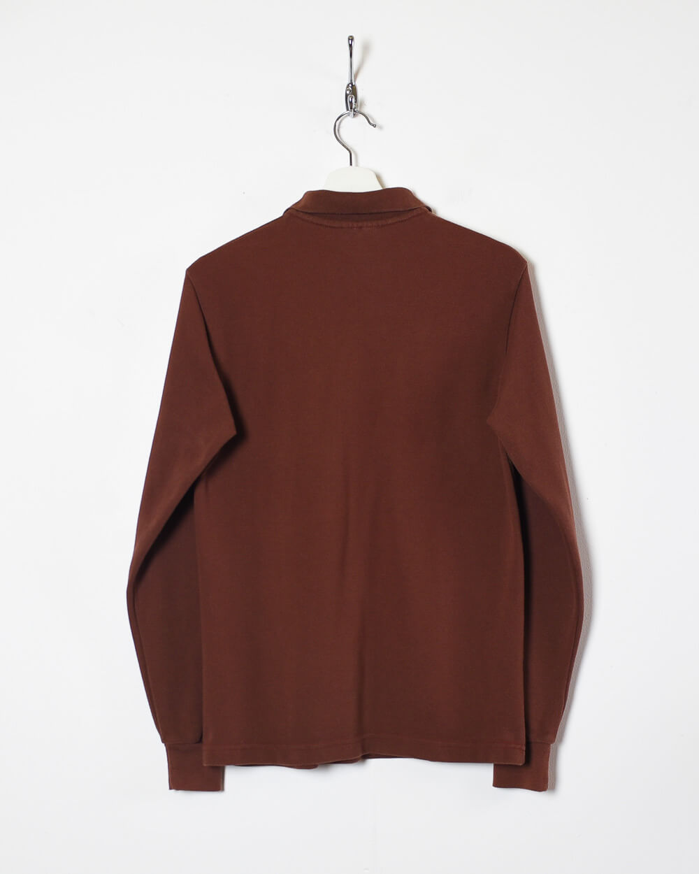 Brown Ralph Lauren Long Sleeved Polo Shirt - Medium
