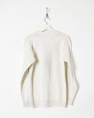 White Tommy Hilfiger Knitted Sweatshirt - Medium