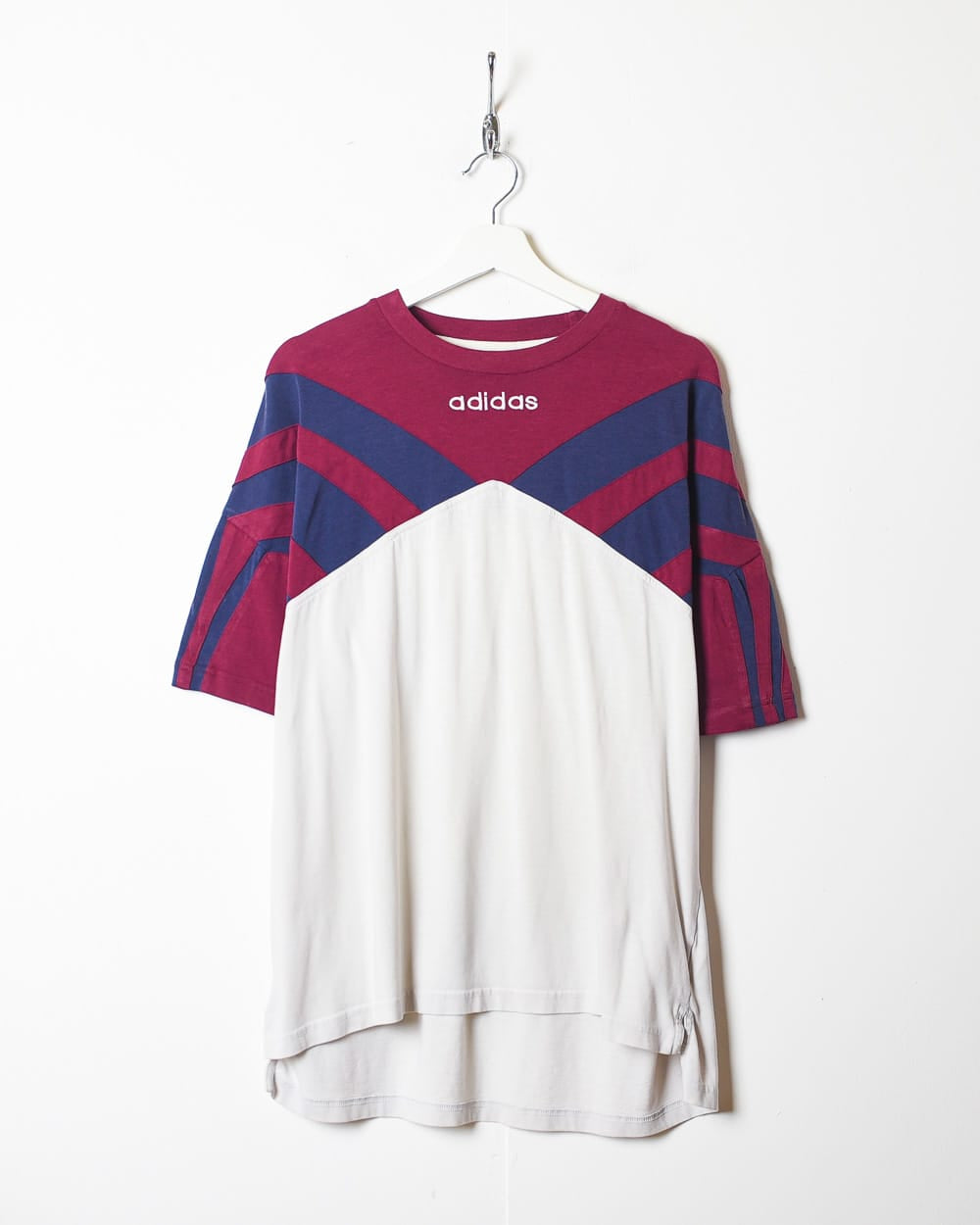 Maroon Adidas T-Shirt - Medium