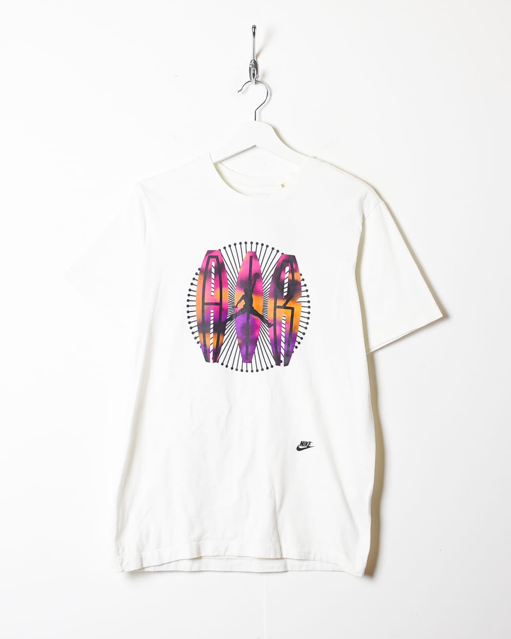 White Nike Air Jordan Graphic T-Shirt - Small