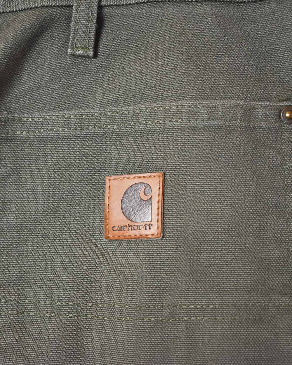 Khaki Carhartt Carpenter Jeans - W36 L34