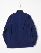 Navy Carhartt Flannel Lined Workwear Jacket - Large