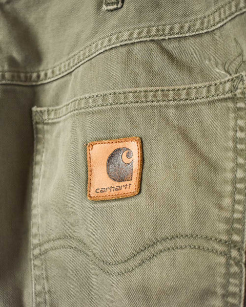 Vintage 00s Khaki Carhartt Jean Shorts - W34 Cotton– Domno Vintage