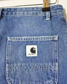 Blue Carhartt WIP Boyfriend Jeans - W27 L32
