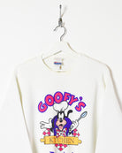 White Hanes Disney Goofy's Kitchen Sweatshirt - X-Large