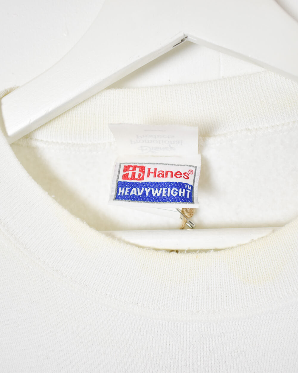 White Hanes Disney Goofy's Kitchen Sweatshirt - X-Large