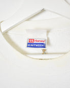 White Hanes Disney Goofy's Kitchen Sweatshirt - X-Large