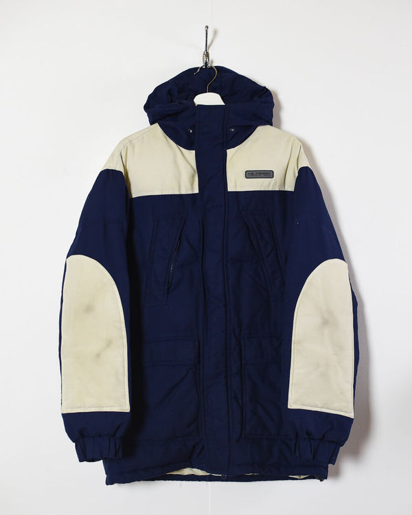 Navy Tommy Hilfiger Athletics Hooded Coat - Small
