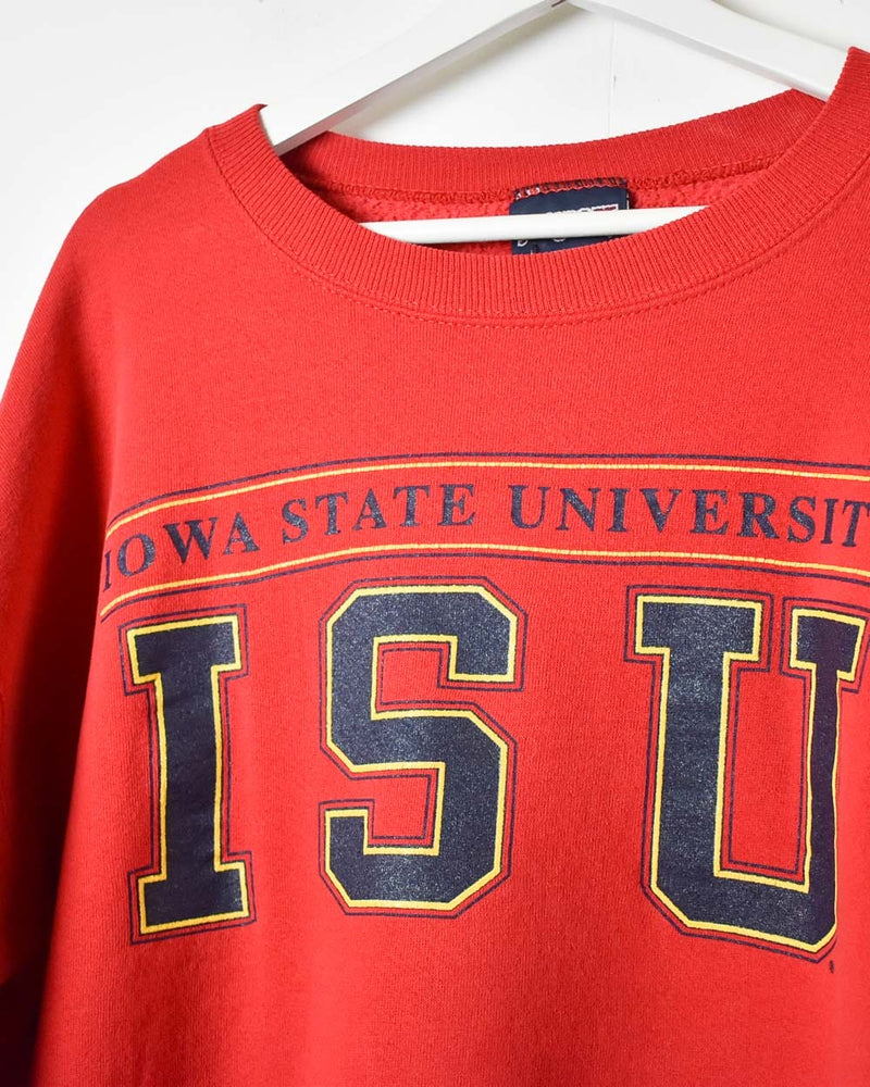 Red Jan Sport Iowa State University Sweatshirt - Large