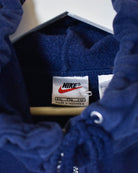 Navy Nike 1/4 Zip Hoodie - XX-Large