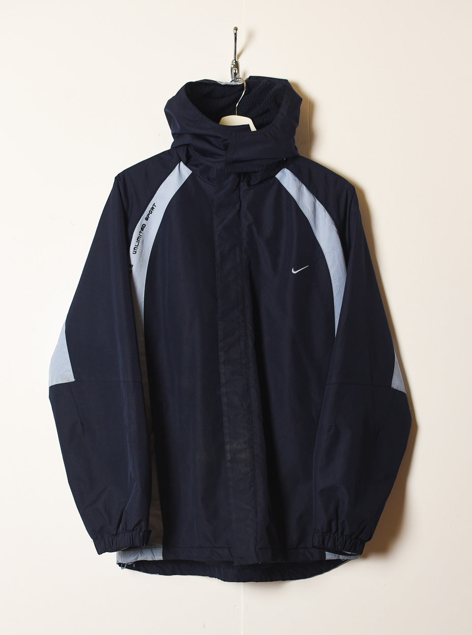 Vintage 00s Navy Nike ACG Unlimited Sport Hooded Fleece Lined