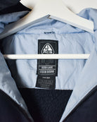 Navy Nike ACG Unlimited Sport Hooded Fleece Lined Jacket - Large