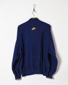 Navy Nike Zip-Through Sweatshirt - Large