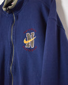 Navy Nike Zip-Through Sweatshirt - Large