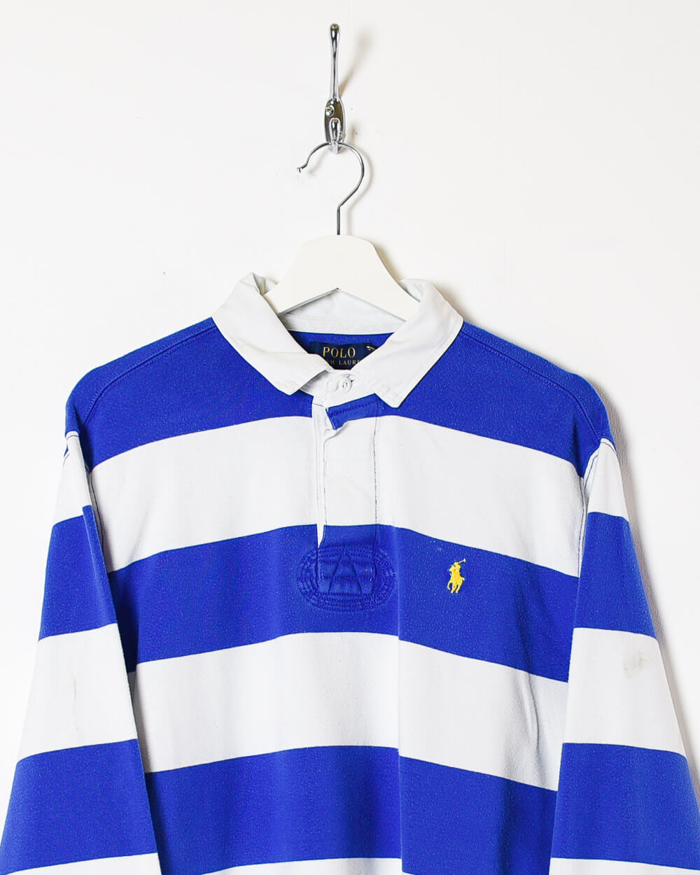 Blue Ralph Lauren Rugby Shirt - Large