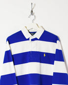 Blue Ralph Lauren Rugby Shirt - Medium
