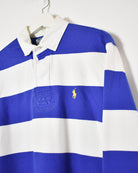 Blue Ralph Lauren Rugby Shirt - Medium