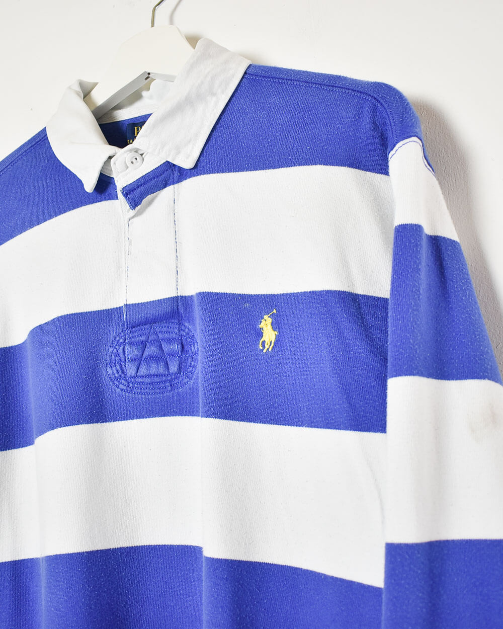 Blue Ralph Lauren Rugby Shirt - Large