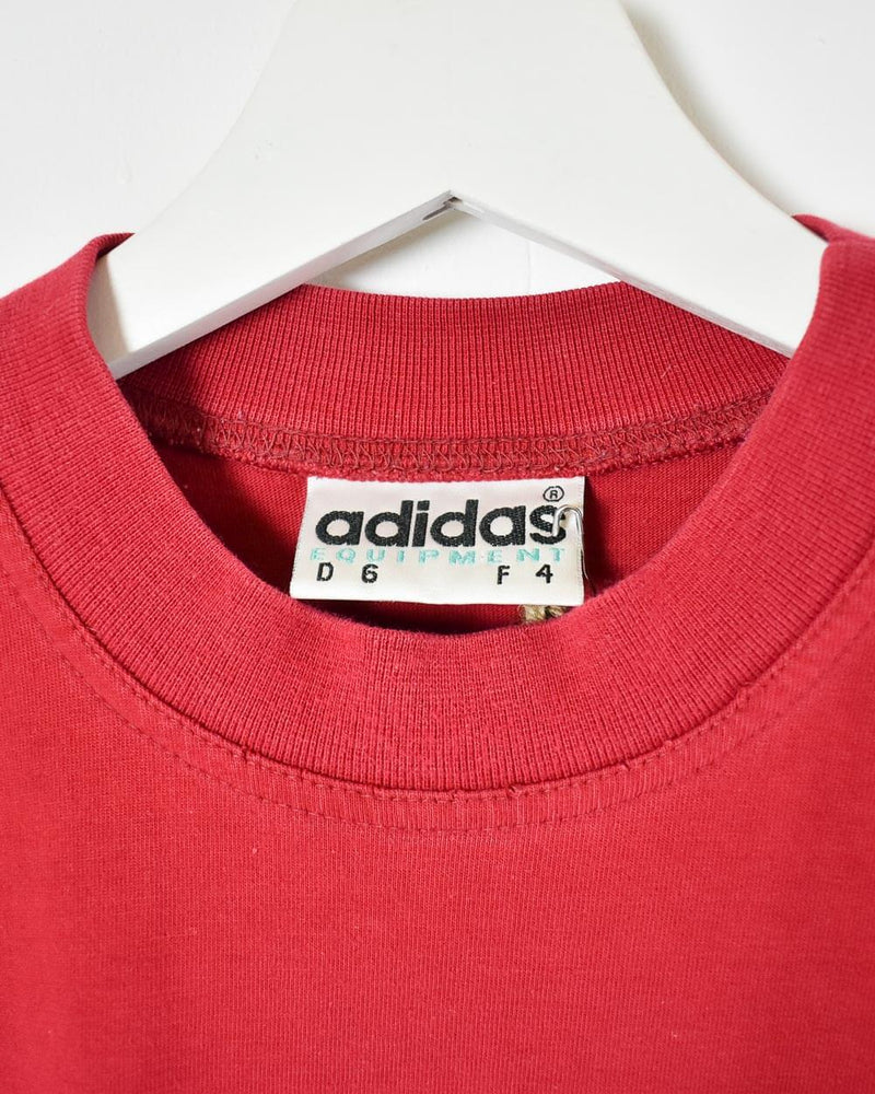 Vintage 90s Cotton Red Adidas Equipment T-Shirt - Medium– Domno