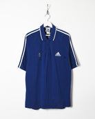 Navy Adidas France 98 Coupe De Monde World Cup Polo Shirt - Large
