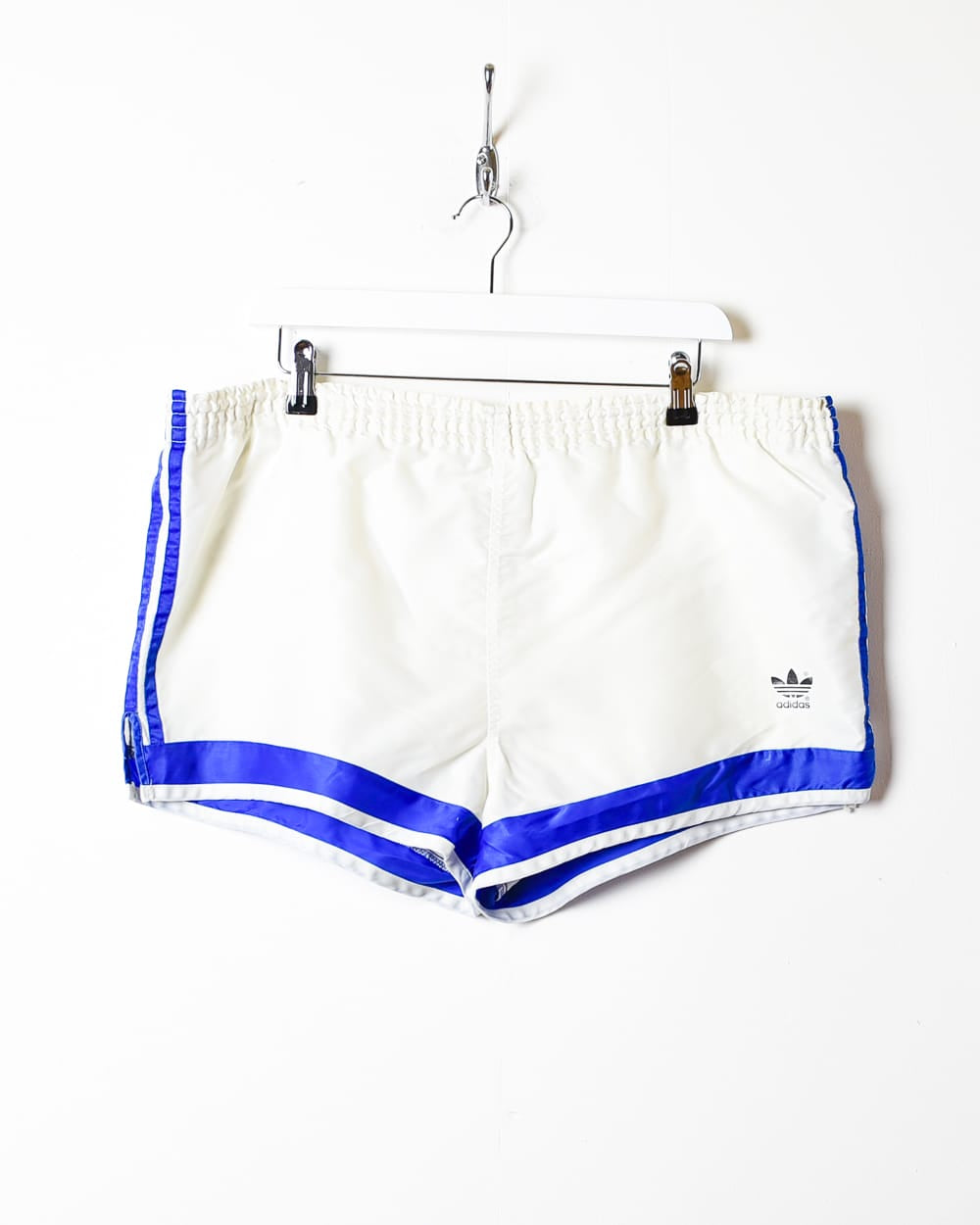 Vintage 90s White Adidas Short Shorts - Polyester– Domno
