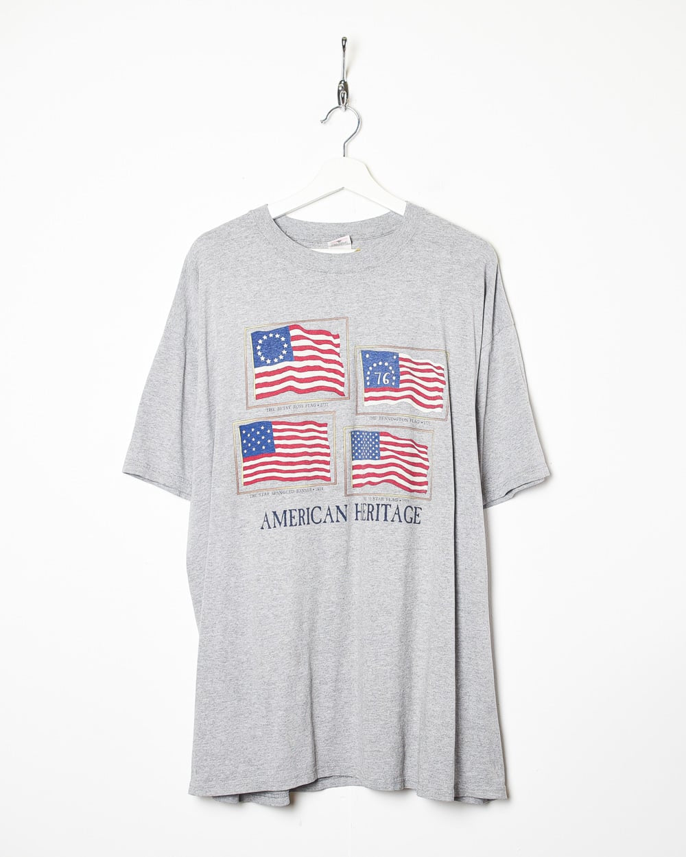 Stone American Heritage Flags Graphic T-Shirt - XX-Large