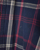 Navy Carhartt Flannel Overshirt - Large