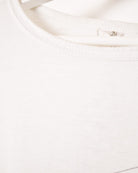White Garfield 70s Night Stalker Graphic T-Shirt - Small