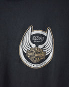 Black Harley Davidson 105 Years Long Sleeved T-Shirt - Medium