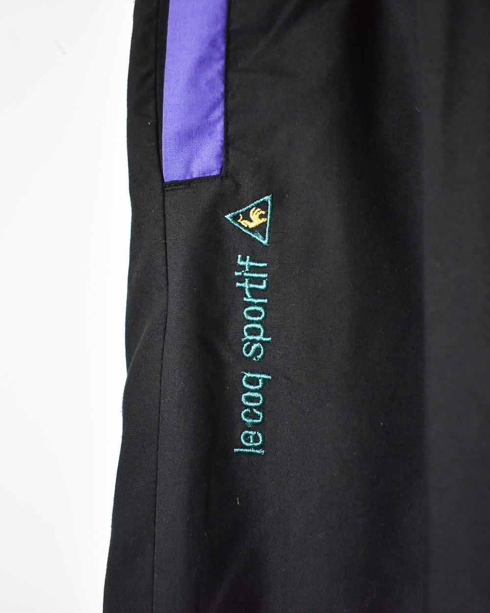 Black Le Coq Sportif Tracksuit Bottoms - Medium