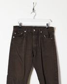 Brown Levi Strauss & Co. Cut-off Jeans - W32 L25