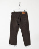 Brown Levi Strauss & Co. Cut-off Jeans - W32 L25