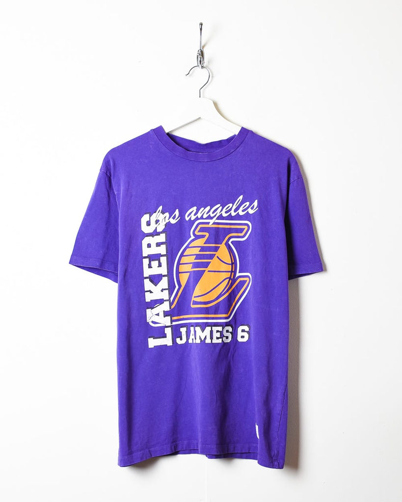 round-neck OLD SCHOOL NBA T SHIRT LAKERS LOS ANGELES