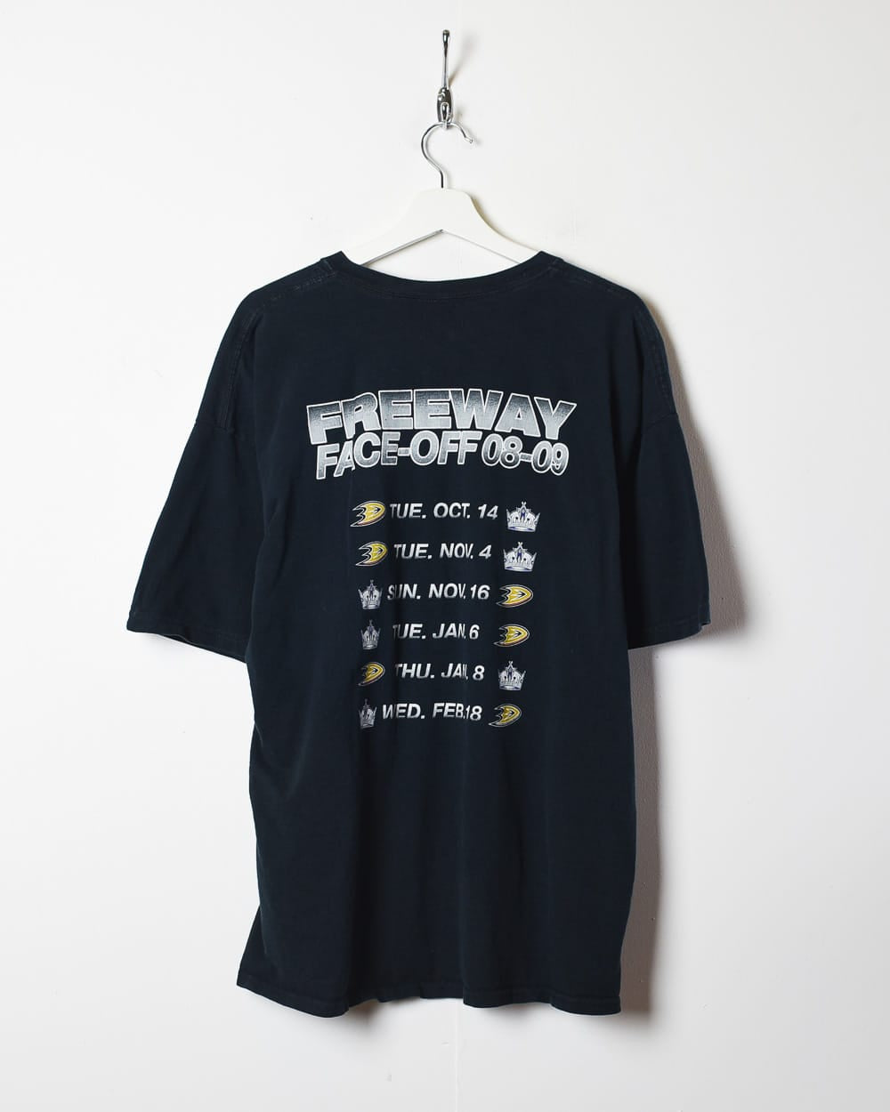 Black NHL Freeway Faceoff Graphic T-Shirt - XX-Large